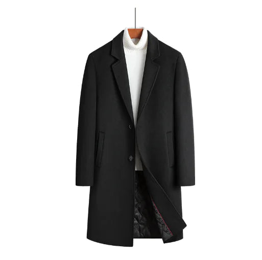 Classic Men's Wool Overcoat