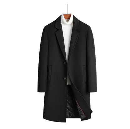 Classic Men's Wool Overcoat