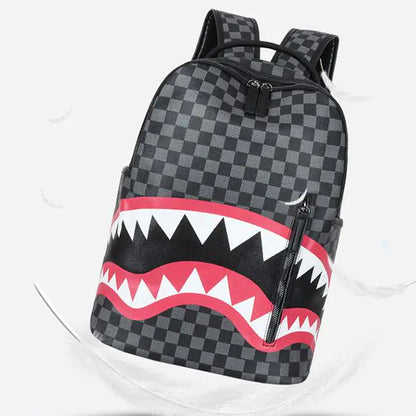 Trendy Shark Backpack for Middle School Students