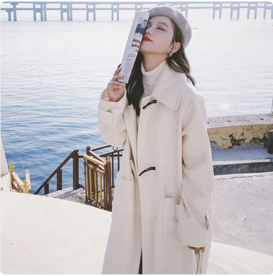Ladies' Elegant Polyester Coat