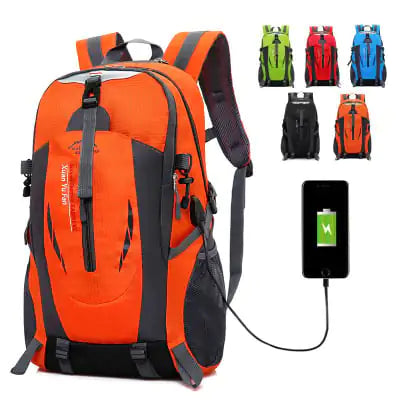 USB Rechargeable Large Capacity Shoulder Bag for Travel