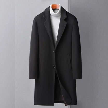 Classic Men's Wool Overcoat