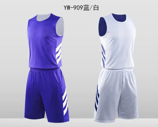 Reversible Basketball Jersey and Pants Set for Men & Women