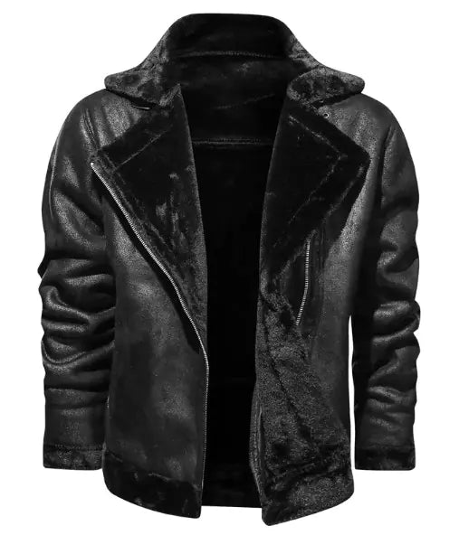 Luxurious Men's Insulated Fur Coat
