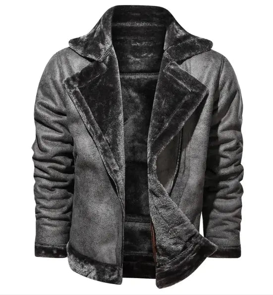 Luxurious Men's Insulated Fur Coat