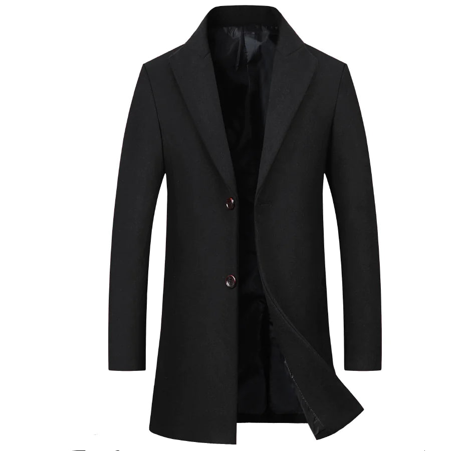 Classic Gentleman's Wool Coat