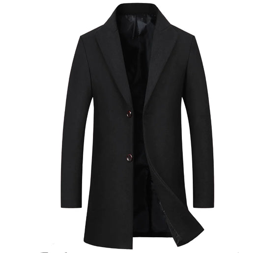 Classic Gentleman's Wool Coat