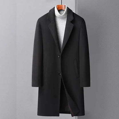 Classic Men's Wool Overcoat