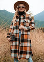 Chic Slit Lapel Coat