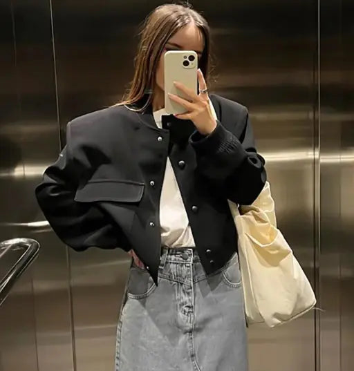 Chic Cotton Layer Coat