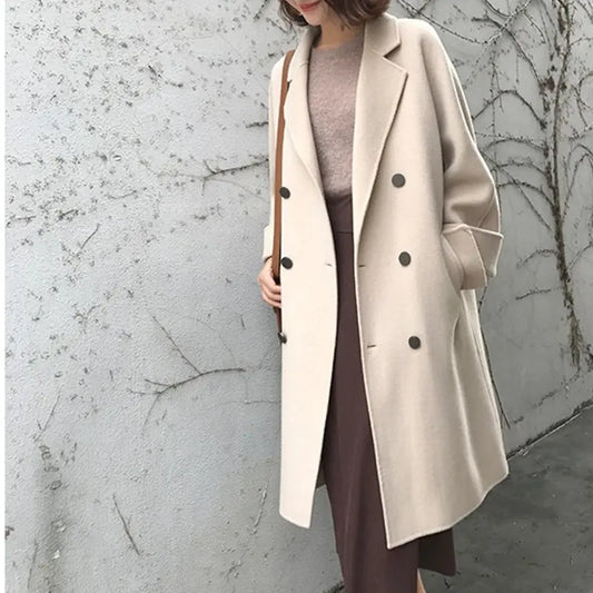 Chic Woolen Winter Coat