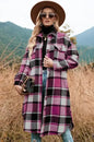 Chic Slit Lapel Coat