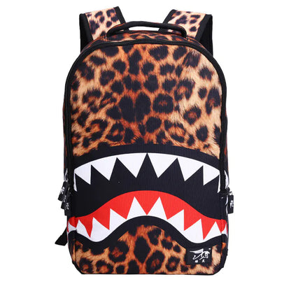 Trendy Shark Backpack for Middle School Students
