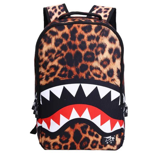 Trendy Shark Backpack for Middle School Students