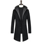 Chic Woolen Hooded Jacket