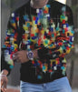 Men's Stylish Camo Long Sleeve Shirt