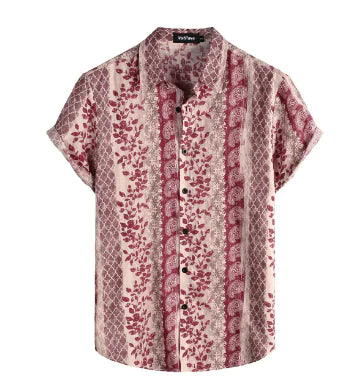 Tropical Breeze Men's Short Sleeve Shirt
