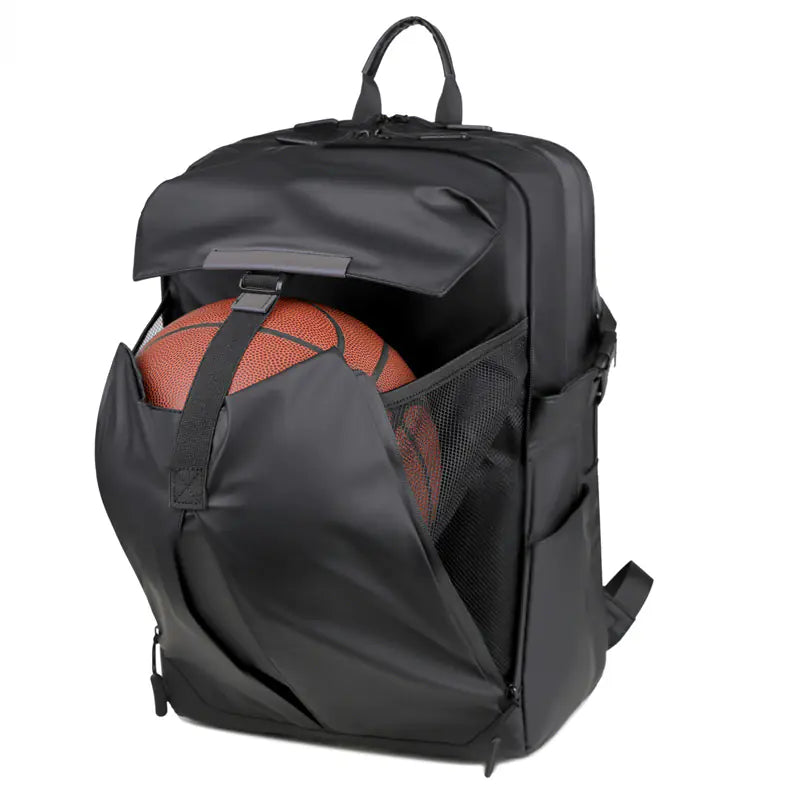 High-End USB Charging Basketball Backpack for Students