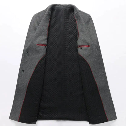 Classic Men's Wool Overcoat