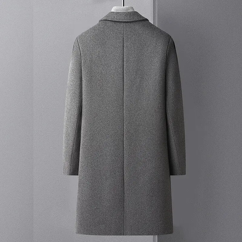 Classic Men's Wool Overcoat