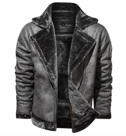 Luxurious Men's Insulated Fur Coat